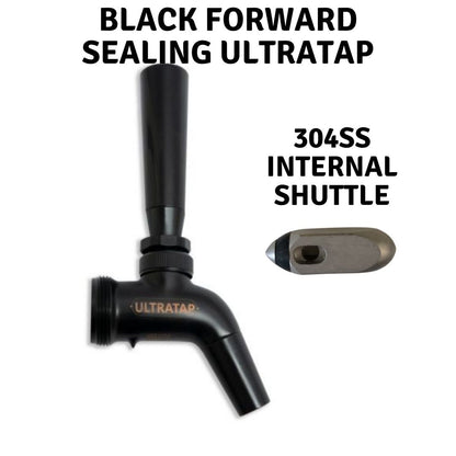 Ultratap | Black Powder Coated Stainless – iKegger | Mini keg systems, homebrew gear, cocktails on tap, and beer growlers